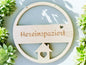 Türschild Holz mit Gravur, individuelles Namensschild