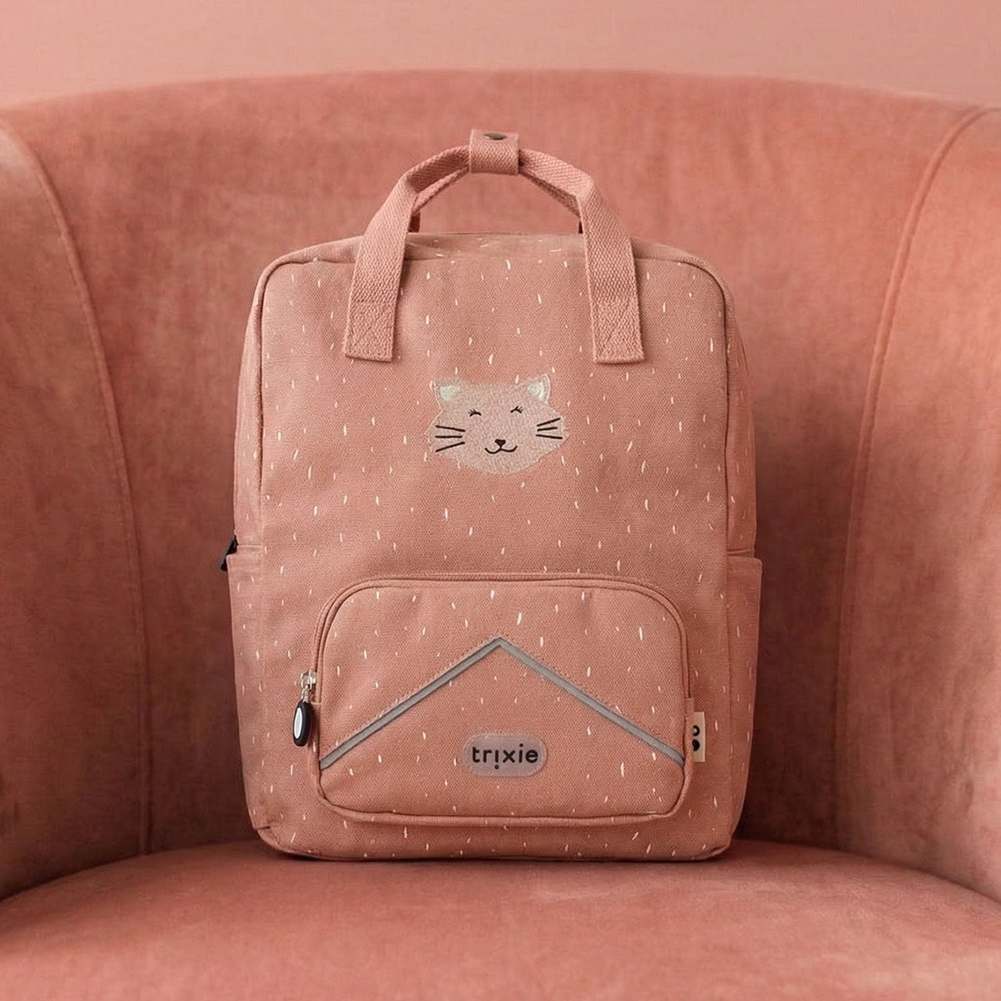 Personalisierter Kinderrucksack XXL – Trixie mit Namen | Kindergarten & Schule