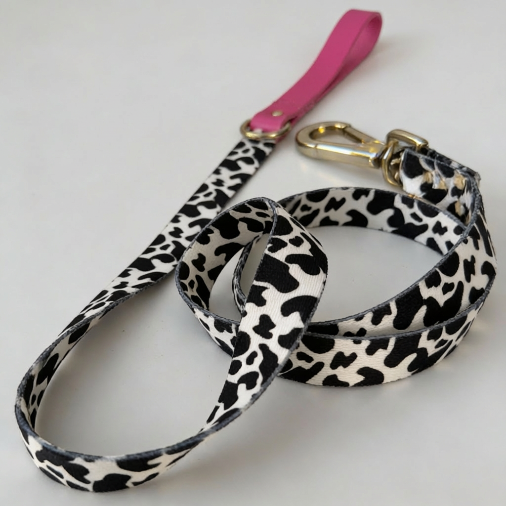  CandyMix Hundeleine mit goldenen Metallaccessoires - Schnelltrocknend und stylisch

