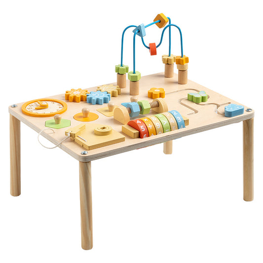 Montessori Spieltisch aus Holz für Kinder ab 1 Jahr – CE & FSC zertifiziert 