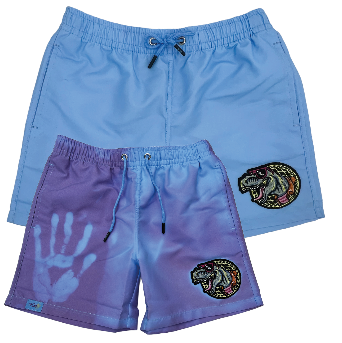 Jungen Badehose Dinosaurier – Magic Badeshorts für Kinder 4–7 Jahre