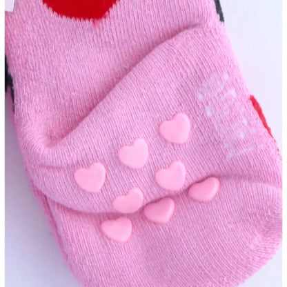 Minnie Maus Babysocken Disney – rutschfest rosa Mädchen – Weihnachtsgeschenk Babyparty Geschenk