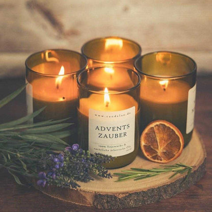 Duftkerze Advent – Adventszauber Sojawachs Zimt