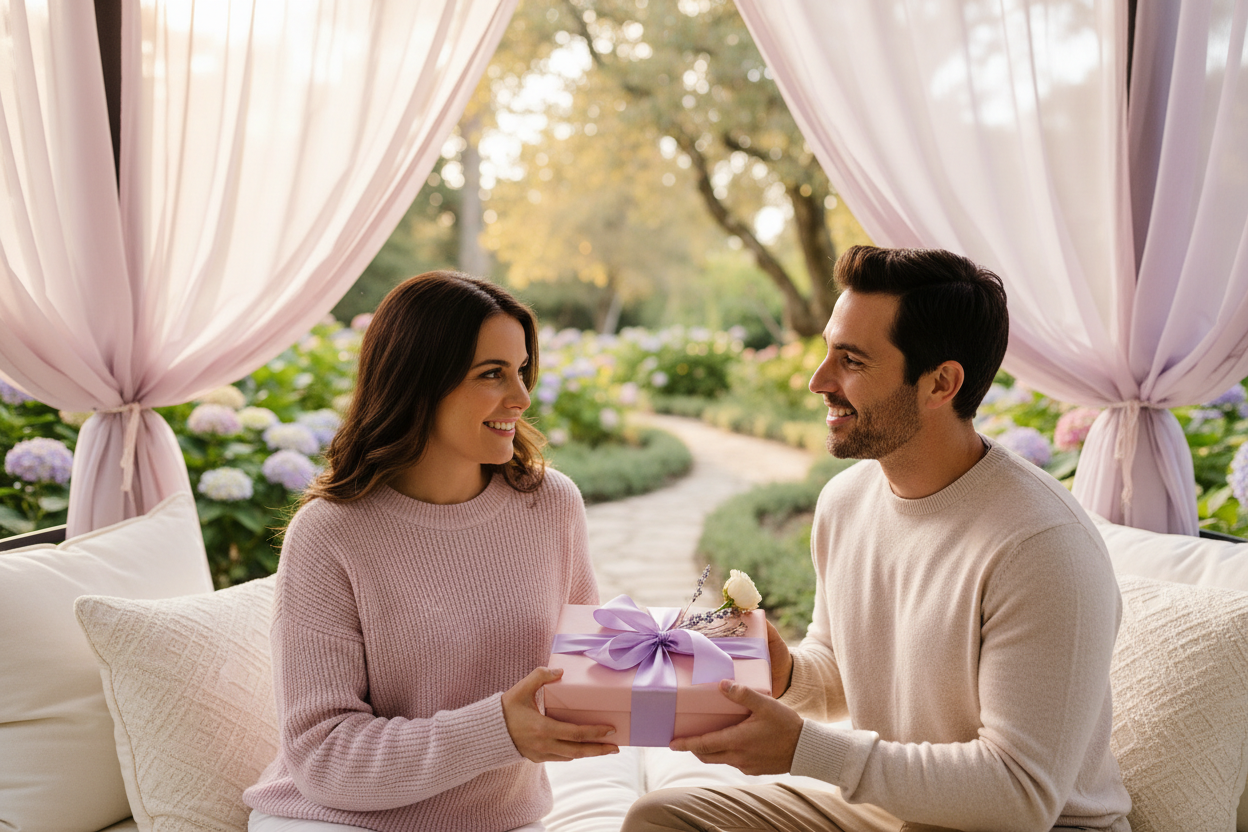 Persönlicher Geschenkmoment