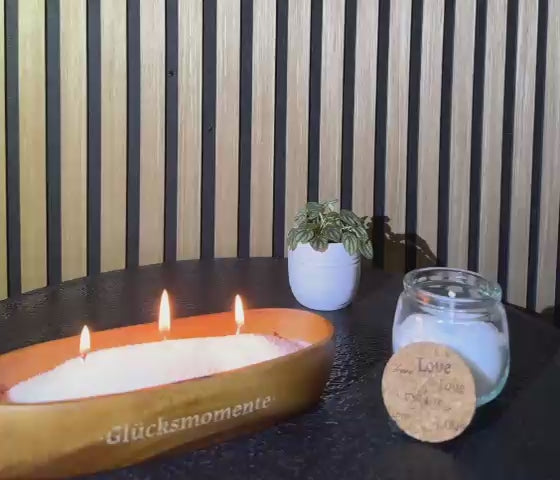 personaliserbare kerzensand candle light schale mit nachfüllsand