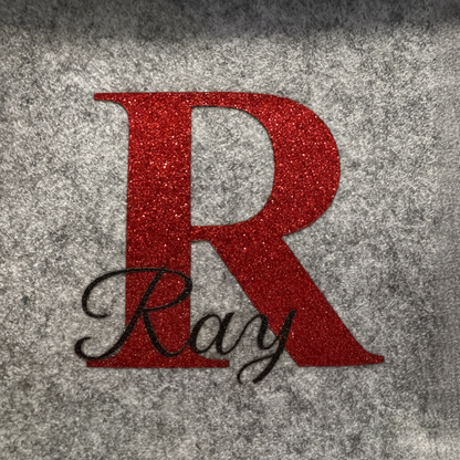 Personalisierbare Equidenpass Hülle mit Glitzerfolie