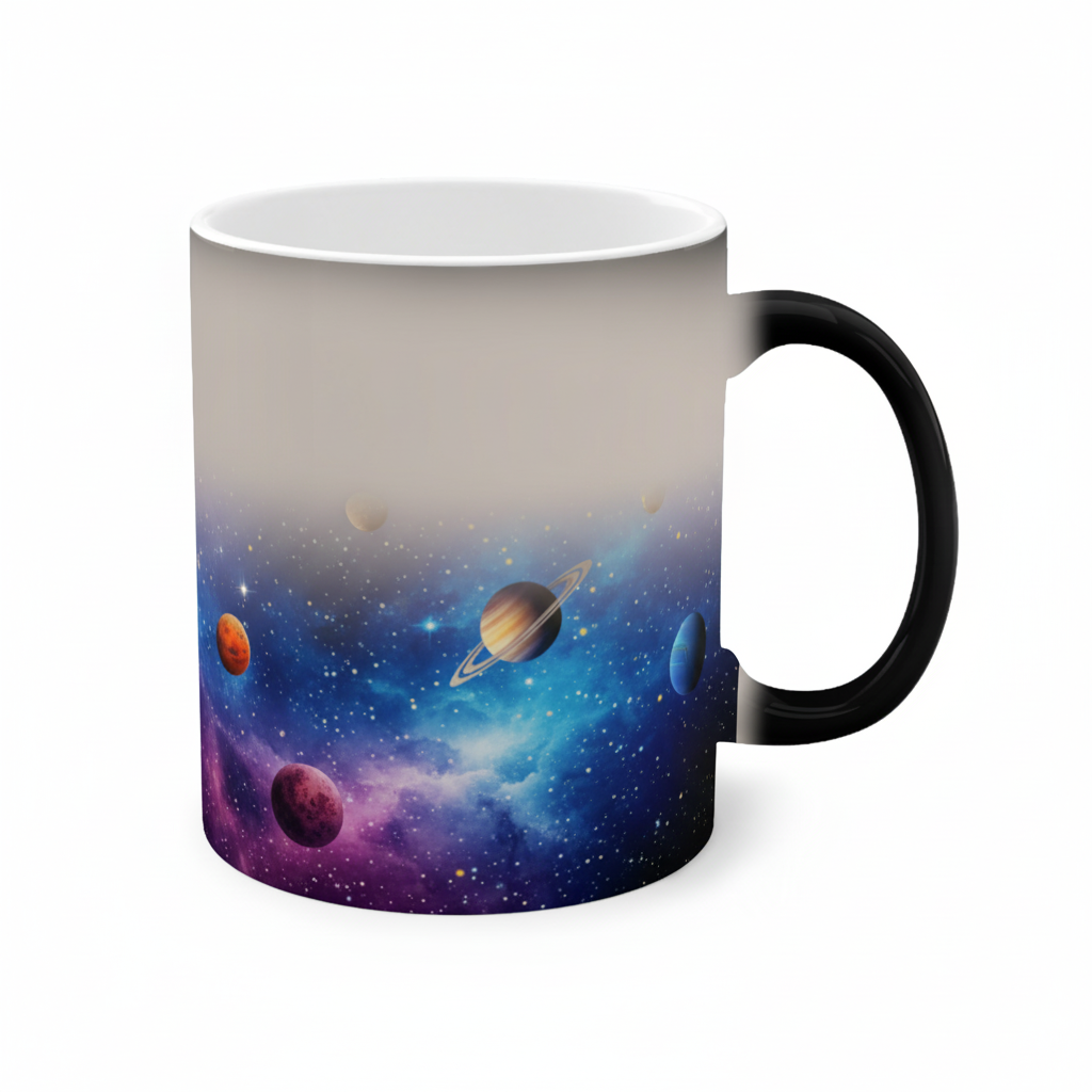  Farbwechselnde Magic Tasse 325ml mit personalisiertem Foto oder Text