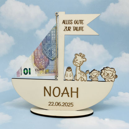 Taufgeschenk Boot NOAH