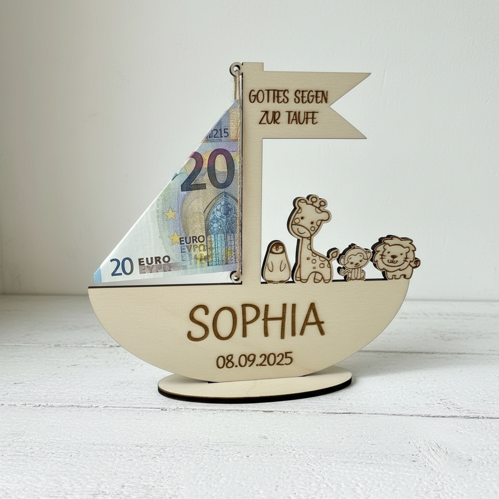 Taufgeschenk Boot SOPHIA